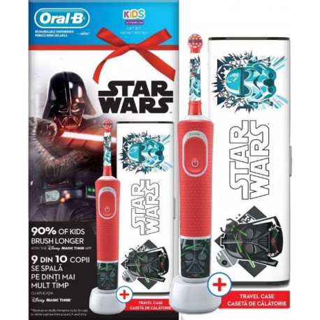Set periuta el. Oral-B Vitality Star Wars + caseta calatorie