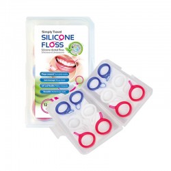 Конец за зъби Simply Travel Silicone Floss CERKAMED