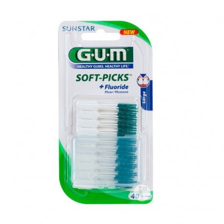 Аксесоари Gum Soft Picks Large With Fluoride 40 бр.