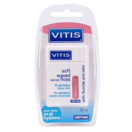 Конец за зъби Vitis Suave Dental Floss With Fluoride And Mint